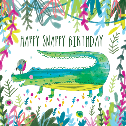 Invitation Happy snappy crocodile